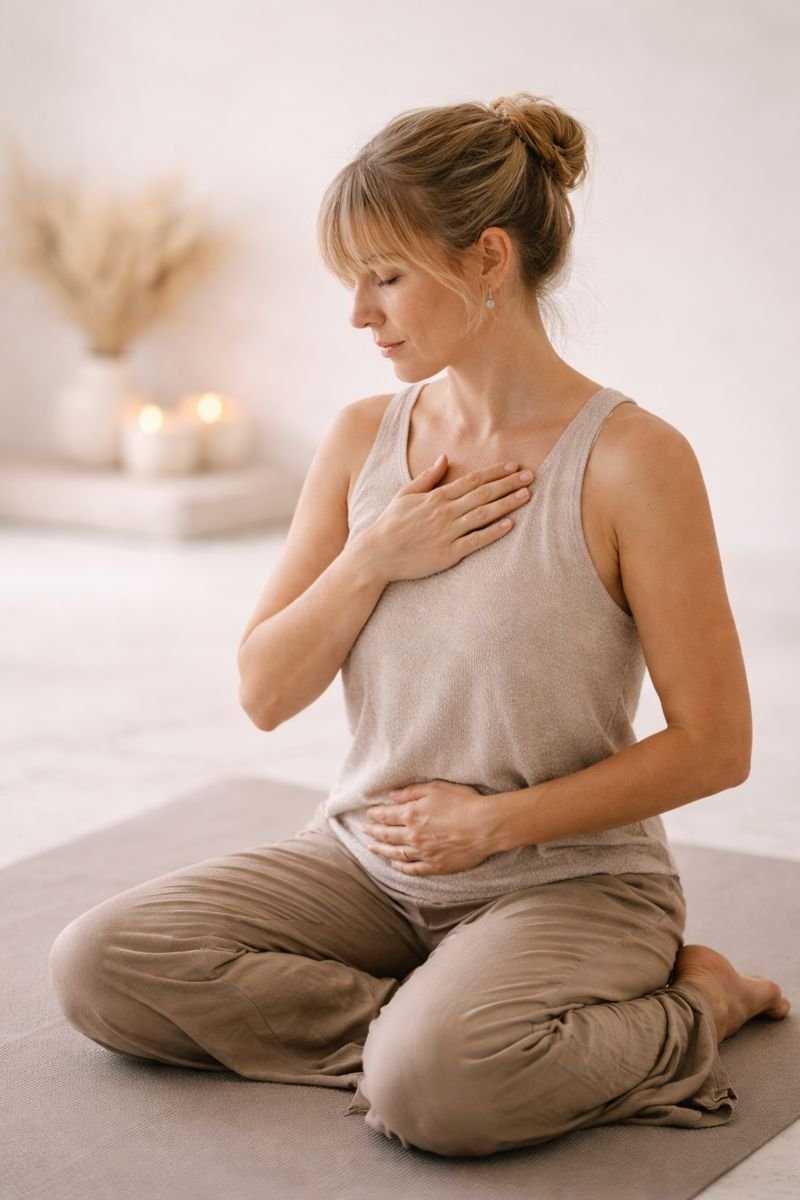 Body awareness practice — seated grounding exercise